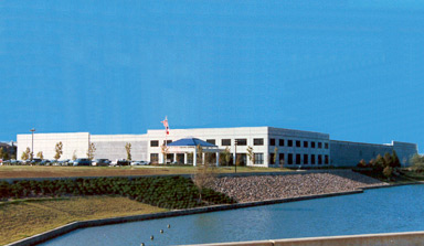 The Coopervision (now Alcon) facility, developed by J. A. Billipp, includes a clean room and medical assembly